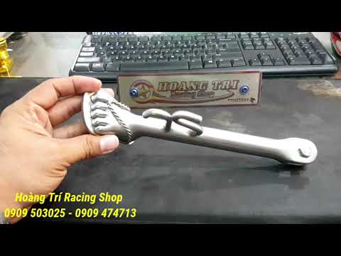 Chân chống inox kiểu bàn chân - hàng độc cho xế yêu