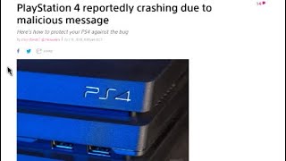*PS4 HAS BEEN HACKED* THIS MESSAGE WILL CORRUPT YOUR PS4! SHARE THIS VIDEO