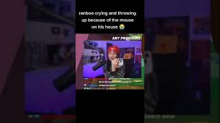 Ranboo Crying And Throwing Up Because Of The Mouse In His House
