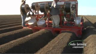 Strawberry Reverse Tiller: Bed Former, Drip Tape, Fertilizer