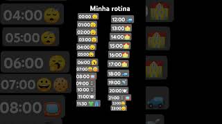 Minha Rotina