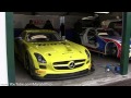 Mercedes SLS AMG GT3 Loud Engine Sound!