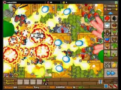 Black And Gold Games Bloons Tower Defense 5 Level