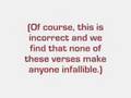 infallibility - in philosophy infallibility - in philosophy