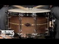 Craviotto 14 x 6.5 Custom Shop Walnut Snare Drum w/ Maple Inlay (Wood & Metal Hoops)