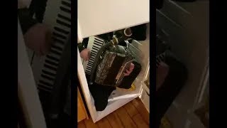 A Russian Fridge Guy Playing Angry Birds Song On His Accordion