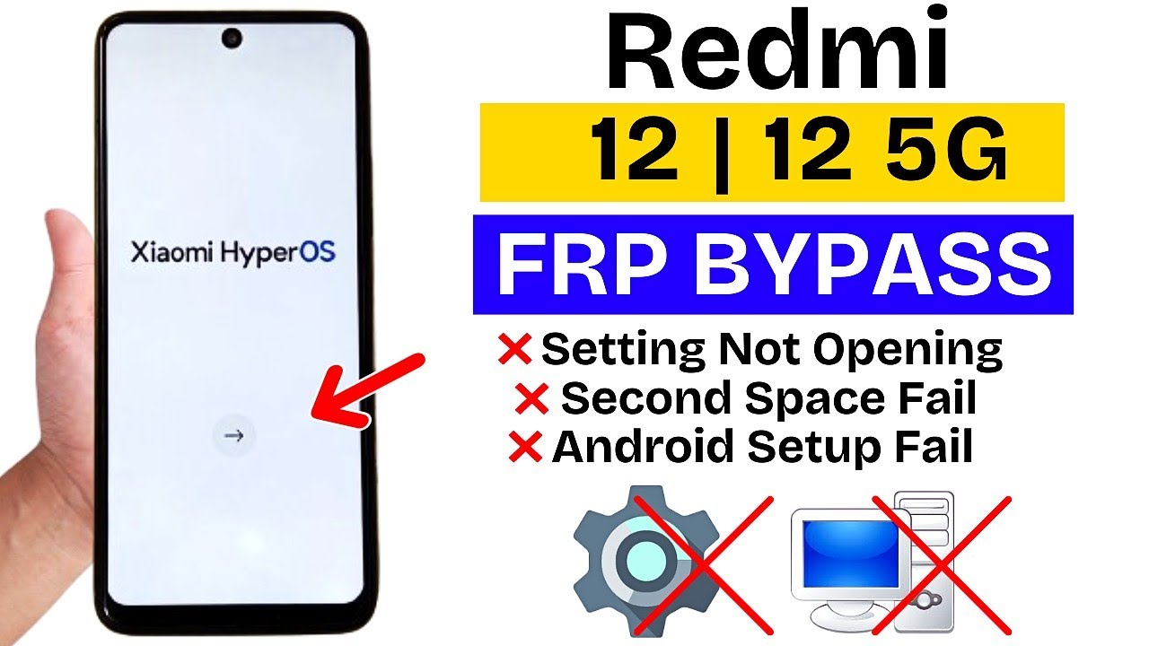 Xiaomi Redmi 12 | 12 5g HyperOs 2.0 Frp Bypass Android Xiaomi Redmi 12 | 12 5g HyperOs 2.0 Frp Bypass Android