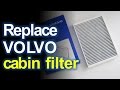 Changing 2001 Volvo S80 Pollen Filter