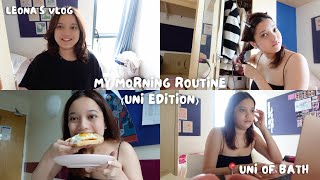my morning routine before uni 🌞💛 | uni of bath 🇬🇧 | Leona's Vlog