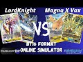 LordKnightmon VS Magnamon X Antibody Yellow Vaccine | Digimon Card Game | BT16 Beginning Observer