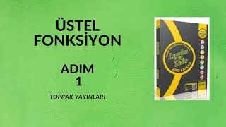 Üstel Fonksi̇yon Adim 1 Toprak Yayinlari