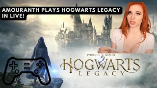 Amouranth Plays Hogwarts Legacy In Live