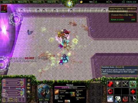 Warcraft 3: Hero Line Wars Gameplay