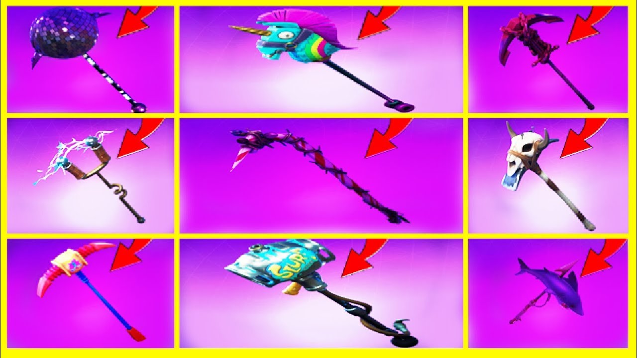 top 10 best epic pickaxe s ranking pickaxes from worst to - pipsqueak fortnite