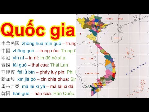 TÊN CÁC QUỐC GIA TRÊN THẾ GIỚI BẰNG TIẾNG TRUNG