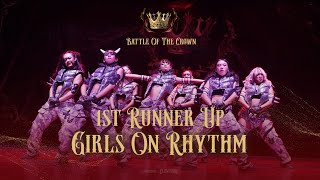 Battle Of The Crown 2025 1St Runner Up Girls On Rhythm Group Category