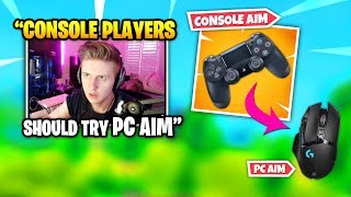 Symfuhny Explains What Happens When CONSOLE PLAYERS Try PC AIM | Fortnite Daily Funny Moments Ep.378