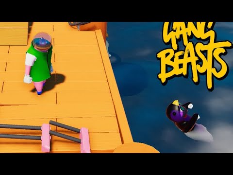 GANG BEASTS - Water Looks Dirty [Melee] Xbox One Gameplay
