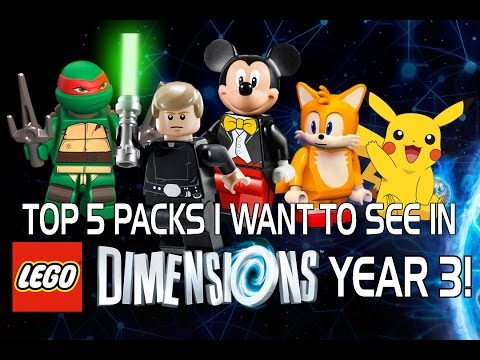 VIDEO : lego dimensions - top 5 year 3 packs i want to see! - in this week's video i count down my top 5 wish list of the packs i want to see inin this week's video i count down my top 5 wish list of the packs i want to see inlego dimensi ...