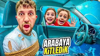 Babam Arabaya Gi̇zli̇ Oda Yapti Kuzey Eli̇f Babami Arabaya Ki̇tledi̇k Çildirdi