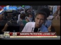 BERNIE SUPPORTERS CLIMB DNC FENCE -- LOCKED OUT BY DEM ELITES...