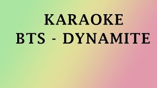 BTS - DYNAMITE KARAOKE WITH BACKING VOCALS