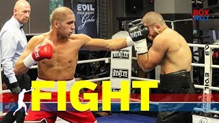 Leo Stein vs Giorgi Arabuli - 4 rounds light heavyweight - 15.09.2018 - EC Boxing Gym Hamburg