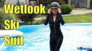 Wetlook Girl Ski Suit | Wetlook Ski Bodysuit | Wetlook Ski Boots
