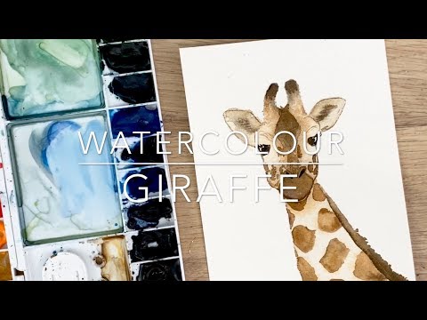 Watercolour Giraffe Tutorial