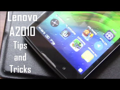 Lenovo A2010 Tips and Tricks