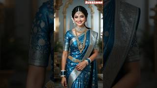 Blue Saree I Indian Ai Model Woman