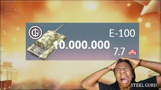 Rarest E-100 Grind Experience The Most Expensive Tank In Game