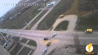 Видео ДТП (авария) ул. Дружбы ул. 87-я Гвардейская 18.04.2015 в 14-29 от POWERNET.com.ru, 87-я Гвардейская улица, Волжский, Россия