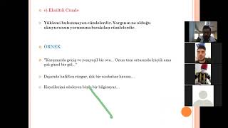 Türkçe Cümle Çeşitleri