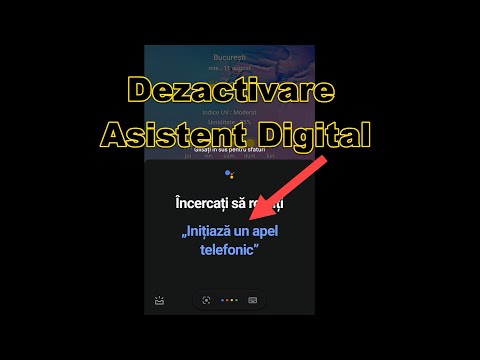 Dezactivarea asistentului digital activat din colțuri