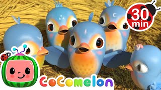 🕊️Five Little Birds🕊️ | Cocomelon | Kids Cartoons & Nursery Rhymes | Moonbug Kids
