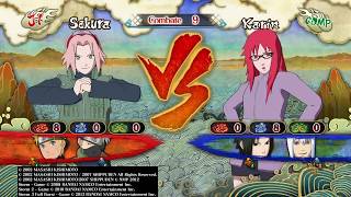 Naruto Shippuden Ultimate Ninja Storm 3 Sakura Vs Karin