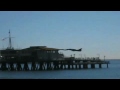 Military Jet Flying Extremely Low Buzzing Santa Monica Pier