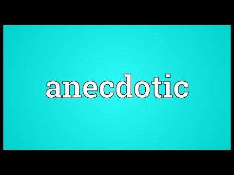 Header of anecdotic