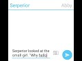 Serperior eats Little Abby