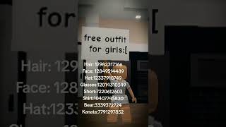 Free Code Girl Outfit In Brookhaven #tutorial #fyp #roblox #robloxedit #brookhav