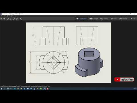 Hướng dẫn vẽ 3D Family Revit chi tiết 26 Vẽ Kỹ Thuật sử dụng Extrusion Blend