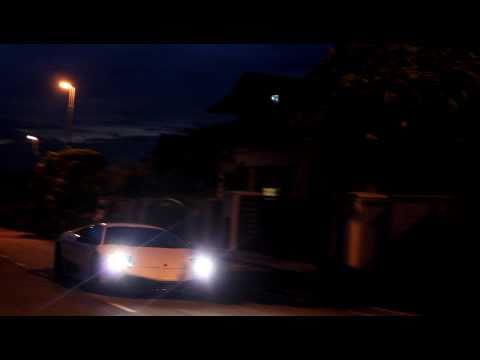 I saw a lamborghini Murcielago Passing by while i was filming a short film