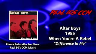 Watch Altar Boys Difference In Me video