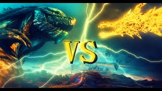 Godzilla Earth Vs Void Ghidorah  Fight/ HOLLOW EARTH Godzilla/ Extended Animatio