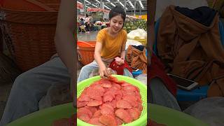 The Biggest Pink Pomelo Orange In Thailand #Shorts