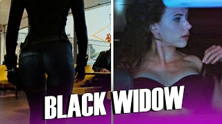 Black Widow /Scarlett Johansson/ - HOT COMPILATION! Best Fight scenes & kissing 