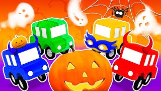 Мультики Про Хеллоуин - 4 Машинки Ищут Тыквы - Мультфильмы Про Машинки Для Детей