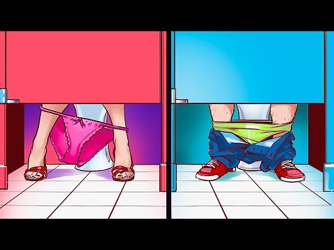 Tại Sao Hầu Hết Những Cánh Cửa Trong Nhà Vệ Sinh Công Cộng Không Dài Tới Sàn