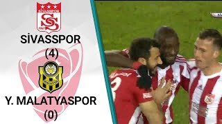 Sivpor 4 - 0 Malatyaspor Ziraat Türkiye Kupası Son 16 Turu İlk Maçı